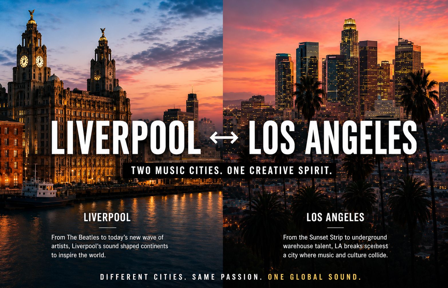 TWO MUSIC CITIES, ONE CREATIVE SPIRIT: LIVERPOOL MEETS LOS ANGELES